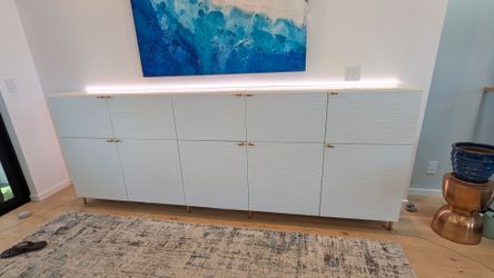 IKEA Besta Storage Units with LED Lights