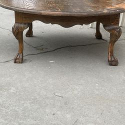 Antique Oak Coffee Table