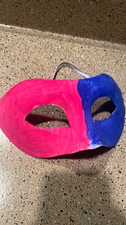 Pink & Blue Mask