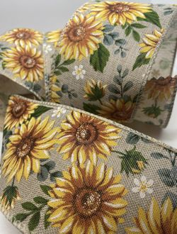 Premium sunflower ribbon