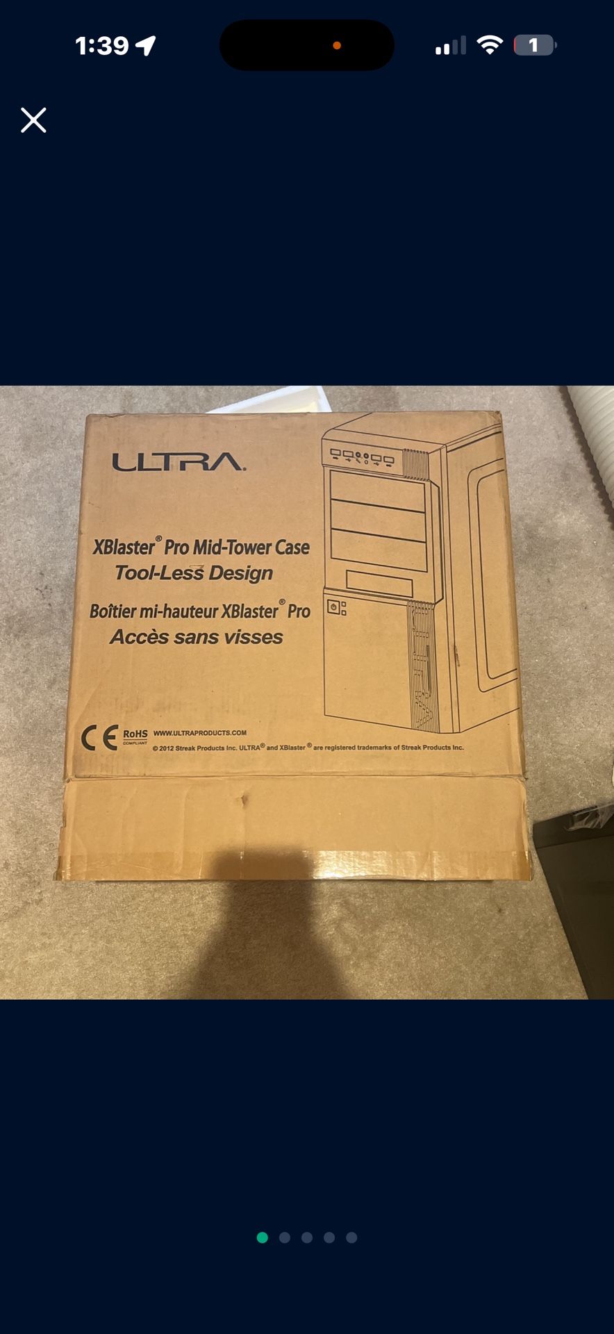 Ultra Blaster Pro Mid Tower Pc Case Brand new in box