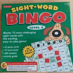 New Lakeshore Sight Word Bingo