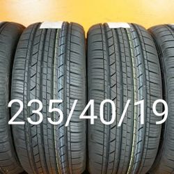 235/40/19 For Sale 4 New Tires We Service Motorcycle Tires