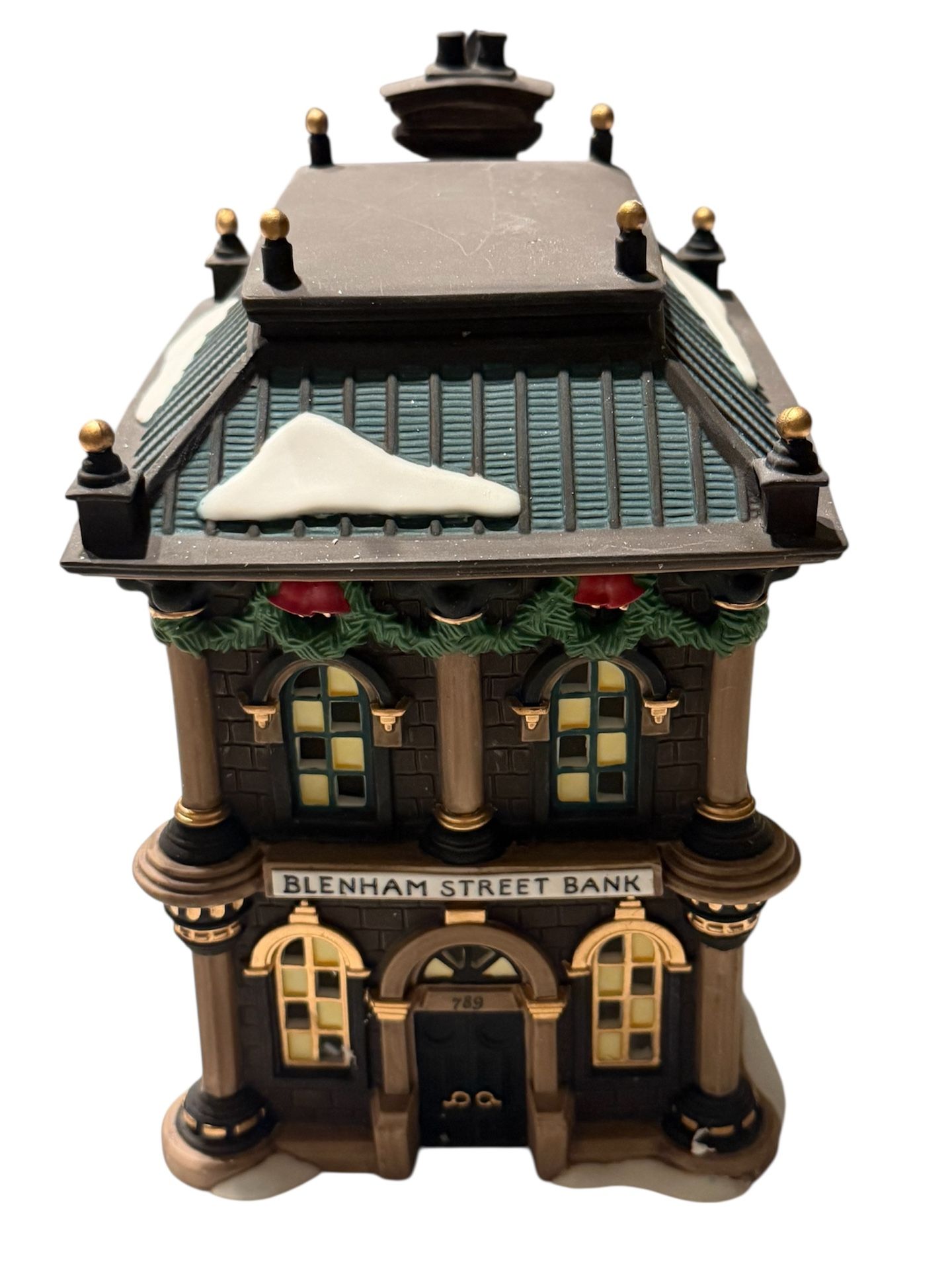 Dept 56 Dickens Village Series Blenham Street Bank #58330 Retired