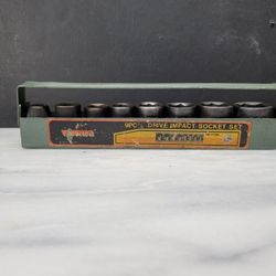 Triumph 3/8 Drive Impact Socket Set Vintage