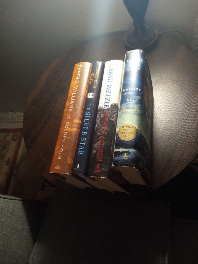 4 Novels Hardcover W/DJ First Editions