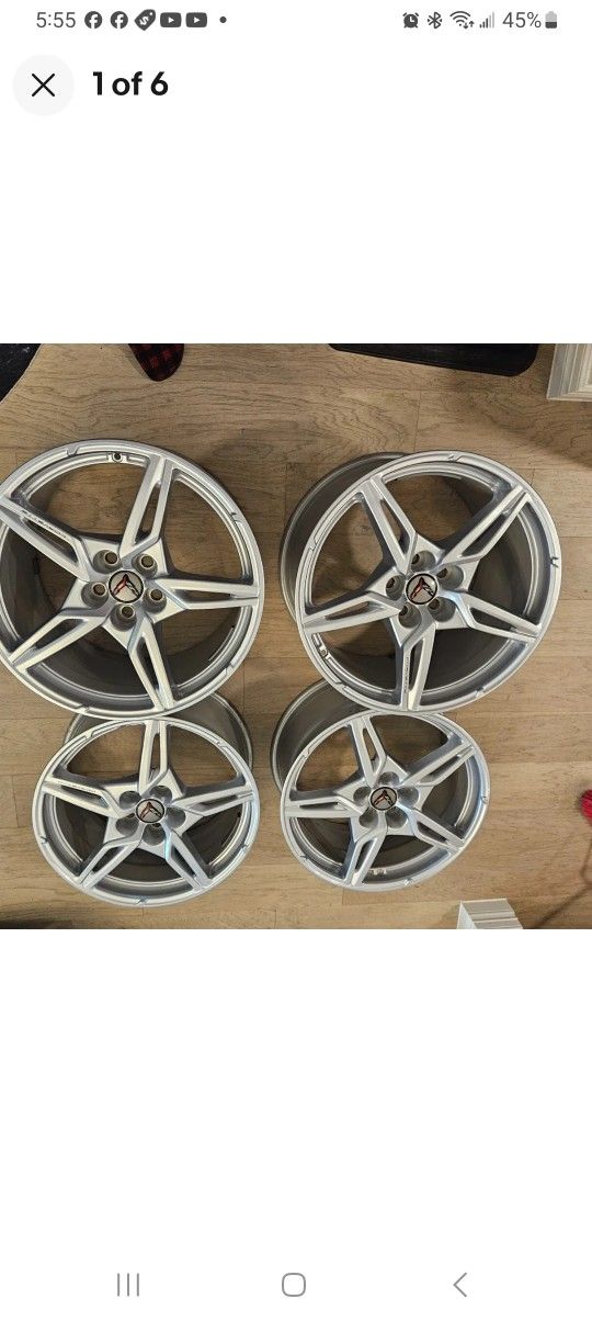 Corvette Wheels and Mats