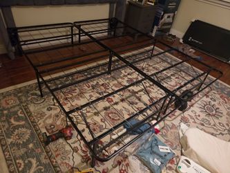 Calking folding bed frame