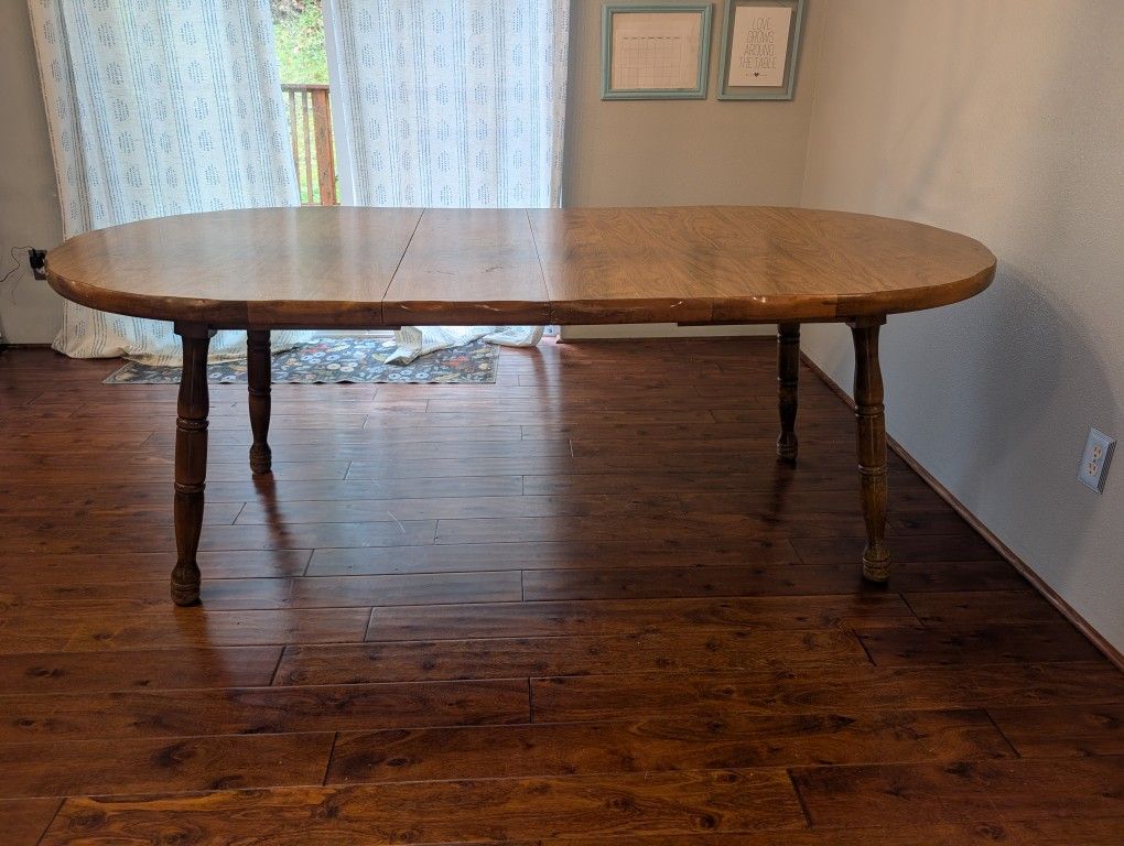 Sturdy Oval Dining Table