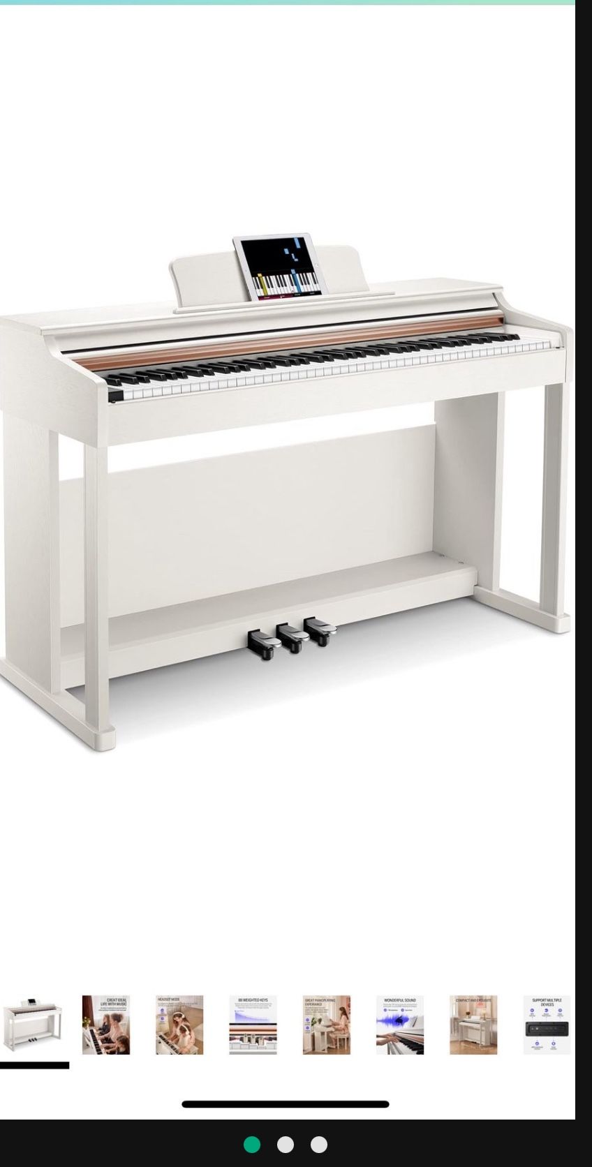 Excellent Used Piano Keyboard And Bench $350 Firm