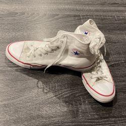 White Converse 10.5 $25 OBO