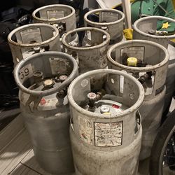 Forklift propane tanks