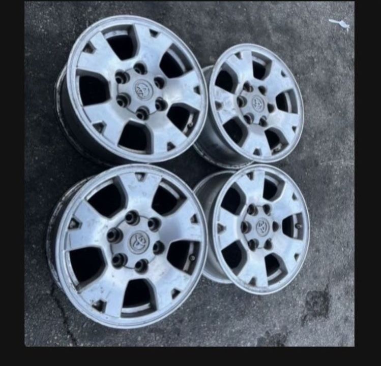 Used 16x7 Rims 4 —— 16x7 6x5.5 6x139.7 Stock 4runner Tacoma Tundra Yukon Tahoe Wheels ...
