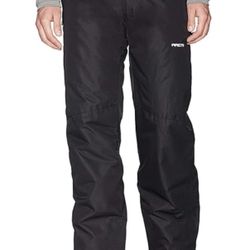 Mens Black Snow Pants - medium 32” inseam 