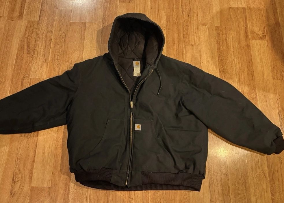 New Era Carhartt 3XL Hoodie Good Condition Black Lined Inside Trading For Jncos