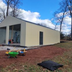 Double Metal Garage 26x33