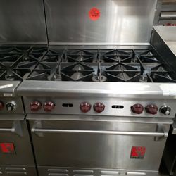 Used Wolf 36"L Range With 6-Burners And Standard Oven Natural Gas 