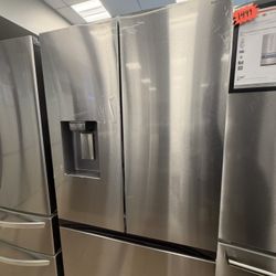 Samsung 31 cu. ft. Mega Capacity 3-Door French Door Refrigerator in Stainless Steel