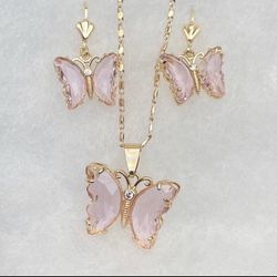 Mother’s Day Butterfly Necklace Set 