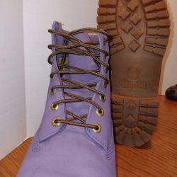 purple timberland boots 11.5 As You Can See Used Twice Selling  $85 Firm PAID $159.99 Plus Tax 