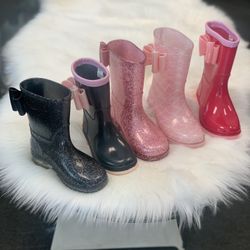 Rain Boots For Kids Sizes 11, 12,13, 1,2 ,3,4 $20 Each Pair