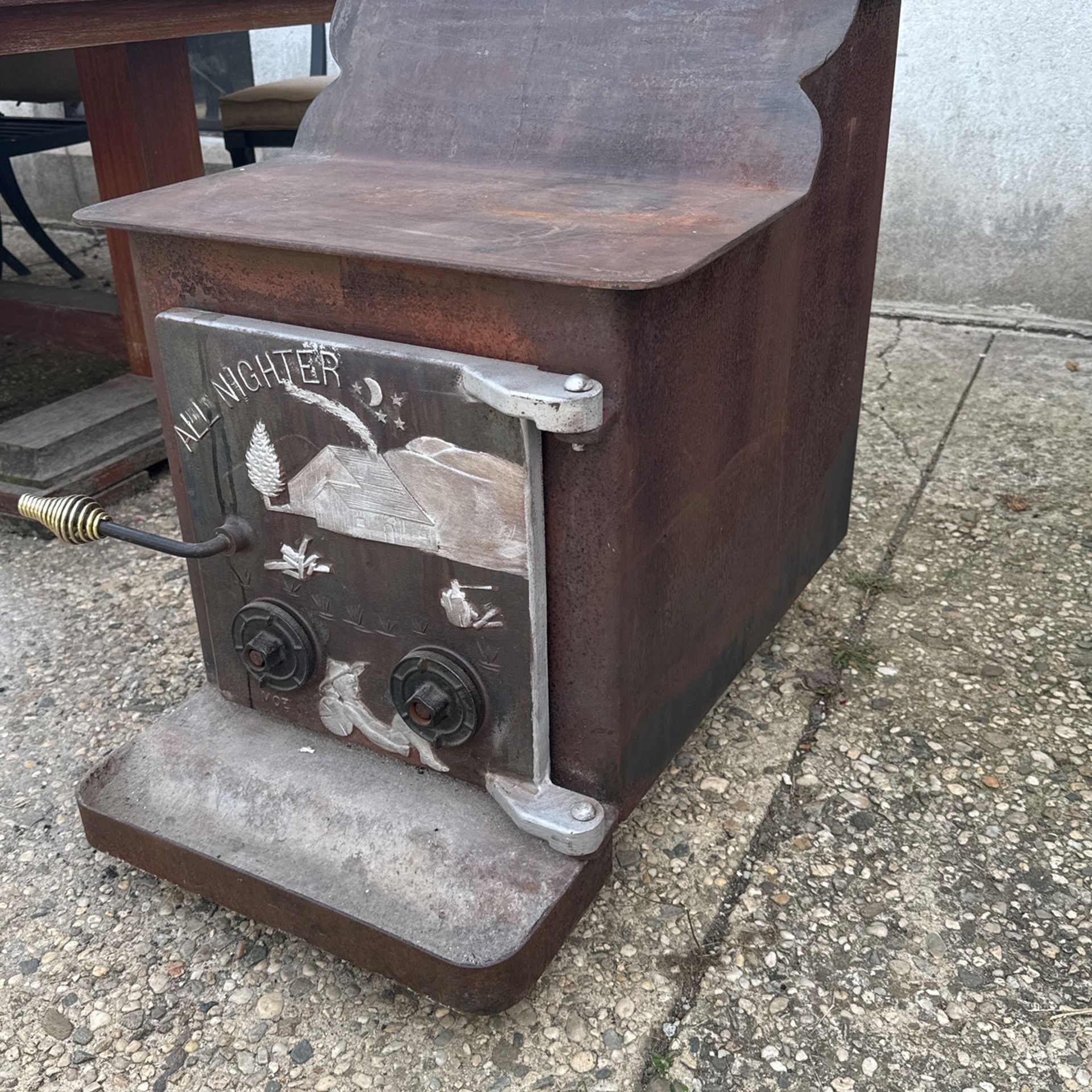 All nighter Wood stove