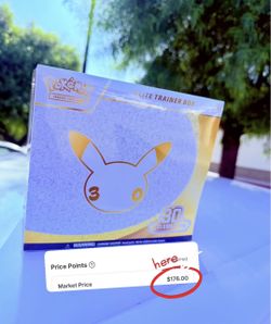 Pokemon 30th ETB only msg if you ready $160