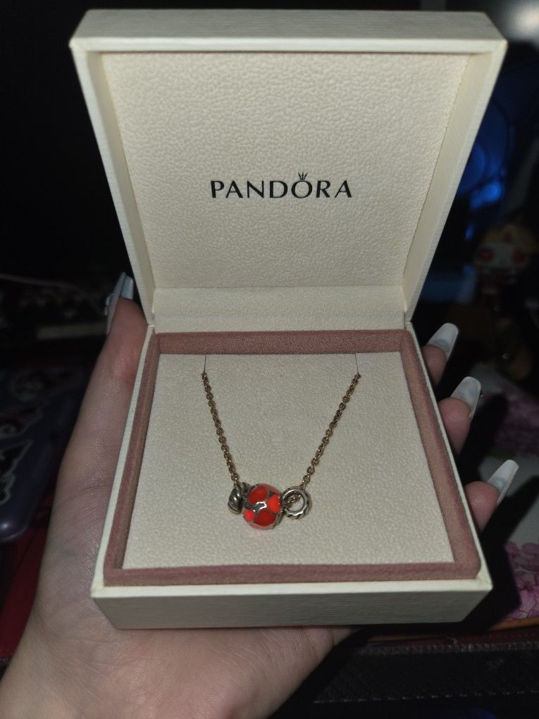 Pandora Necklace Build Your Own Heart Charm Gift Valentine's
