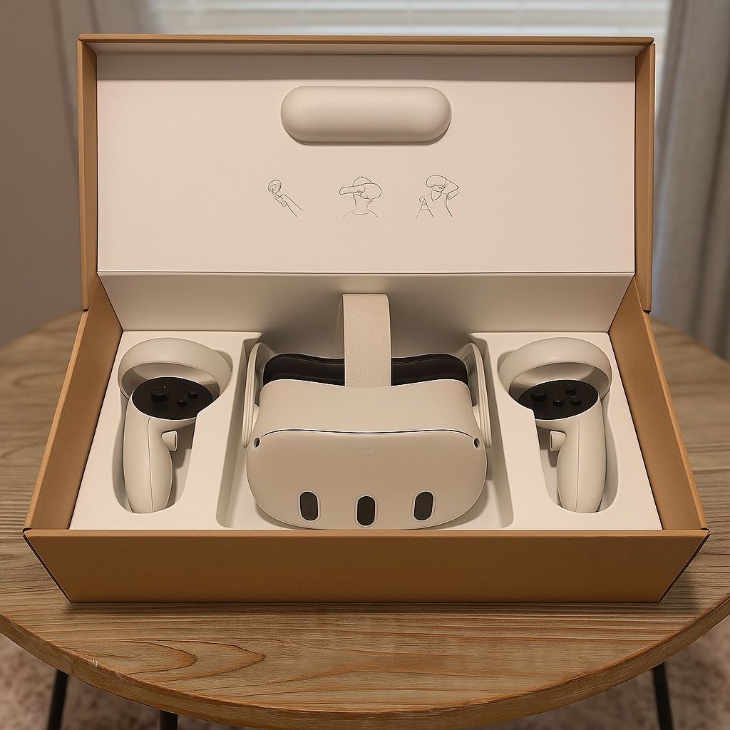 Meta Quest 3 VR Headset – Gently Used with Box ready to wrap! – $300 (Cash / Venmo / Cash App)