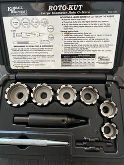 Large diameter hole Cutters new
