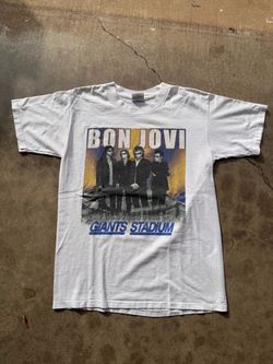 Vintage 2001 Bon Jovi One Wild Night Tour Giants Stadium T-Shirt Medium
