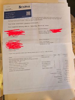 Full size King Koil  platform adjustable base