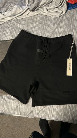 Fear of God Essentials Black Sweat Shorts