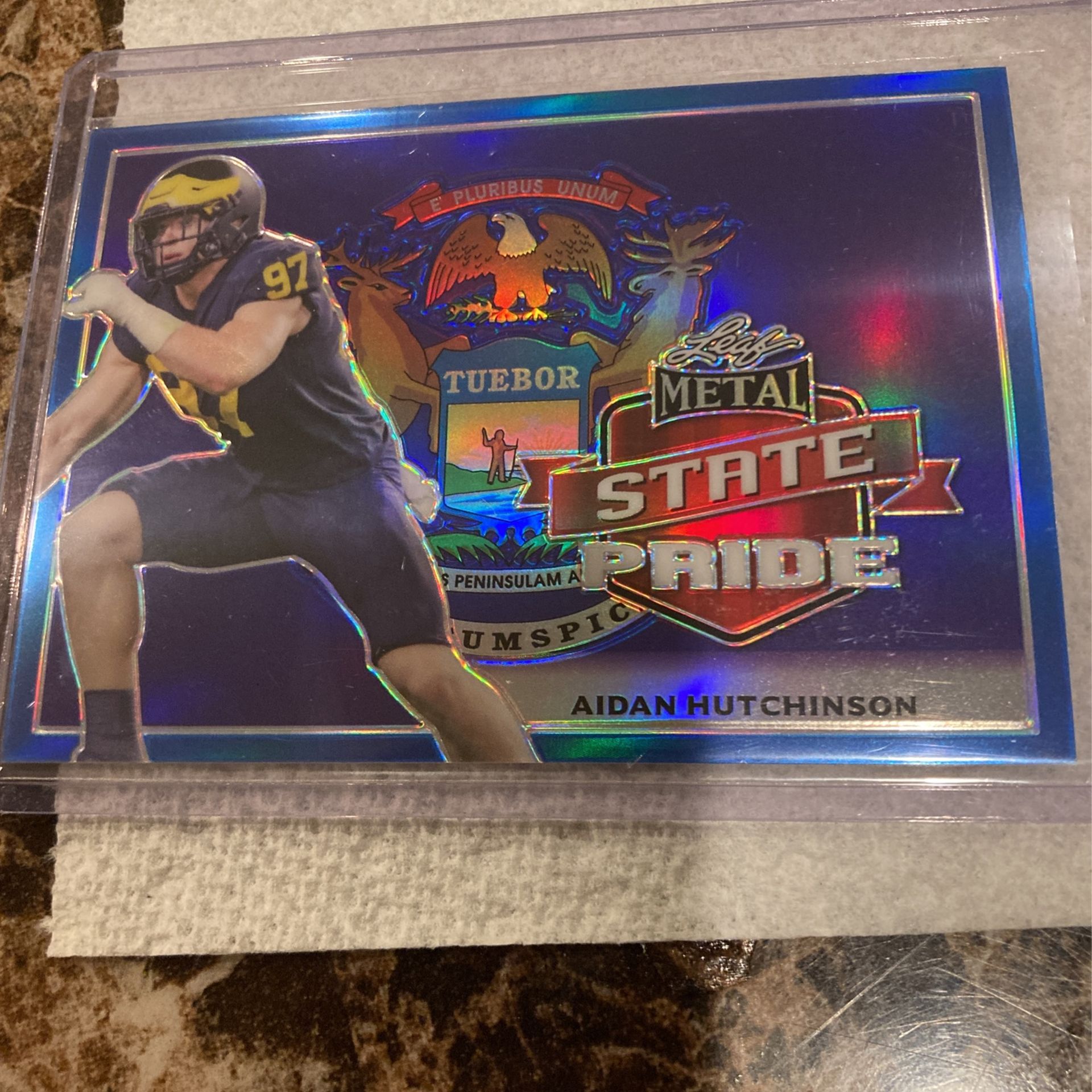 Aidan Hutchinson Metal State Pride