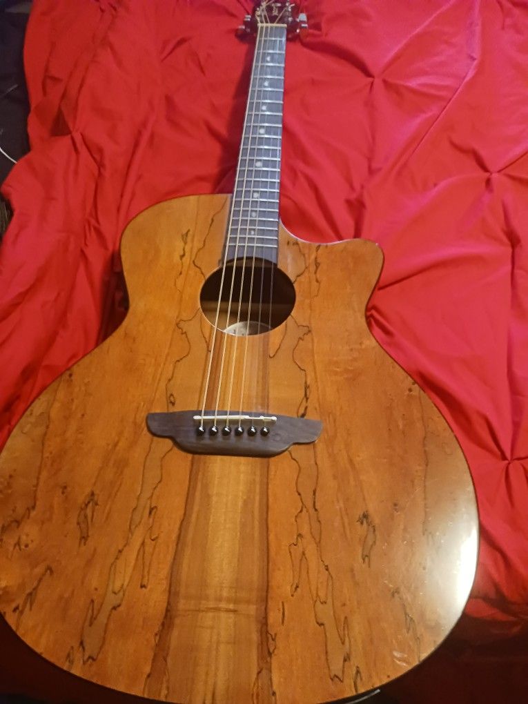 Acoustic/Electric Luna Guitar