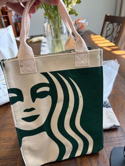 Starbucks Canvas Mini Tote Bag