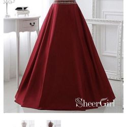 Sheer Girl prom dress