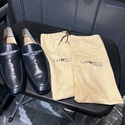 Caporicci mens blue loafer Italian Made Size 12..