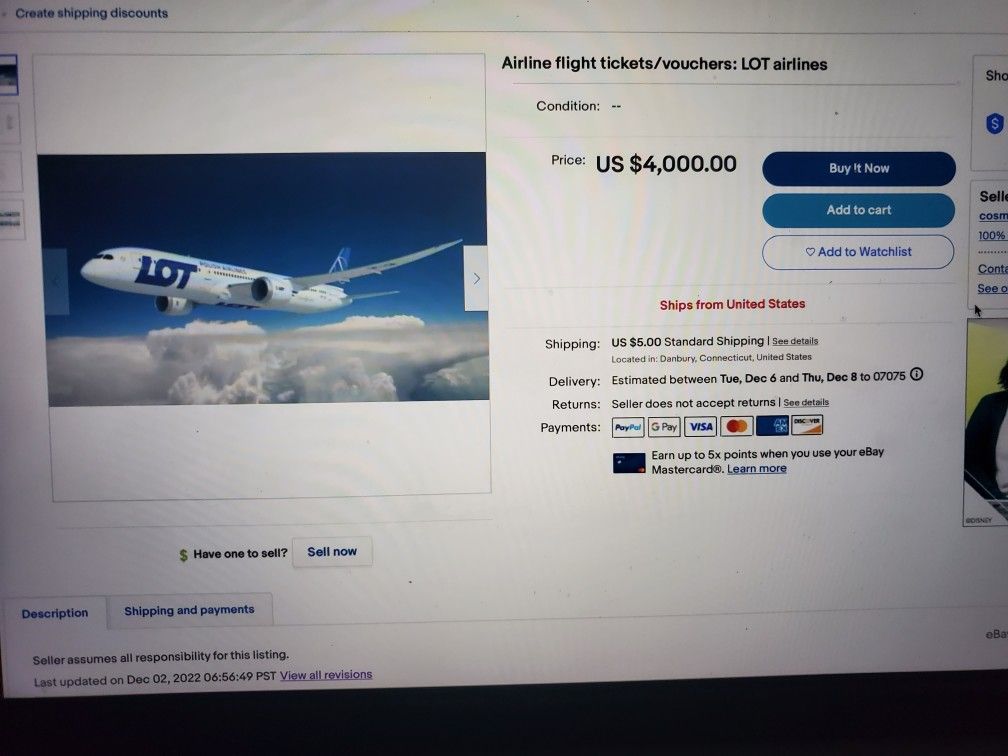 Airline Flight Vouchers: LOT Airlines