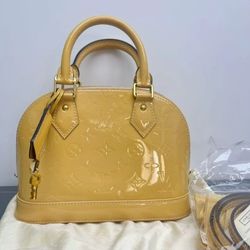 LV ALMA BB VERNIS LEATHER