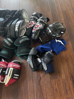 Hockey equipment size large