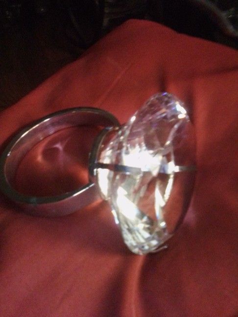 HUGE (prop) DIAMOND RING..