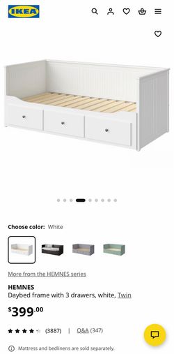 Used IKEA Bed - Expandable with Storage & Mattresses