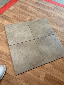Porcelain flooring