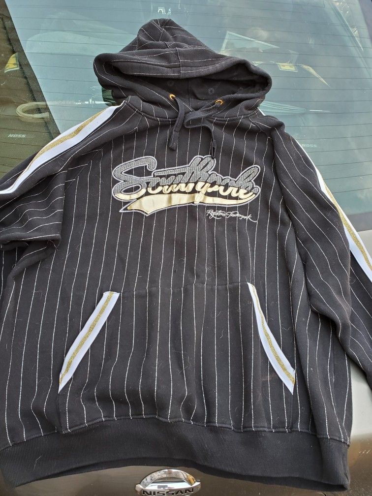 Southpole Black & Gold Hoodie "Vintage"