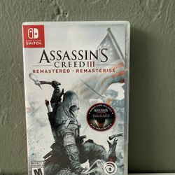 Assassin's Creed III Remastered -Nintendo Switch