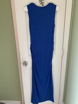Athleta royal blue maxi dress