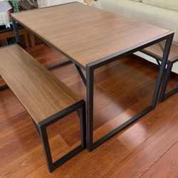 Dining Table With Benches 