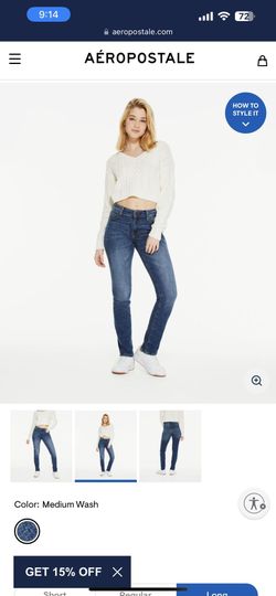 Aeropostale Mid-Rise Skinny Jean