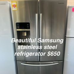 Beautiful Samsung Stainless Steel Refrigerator 